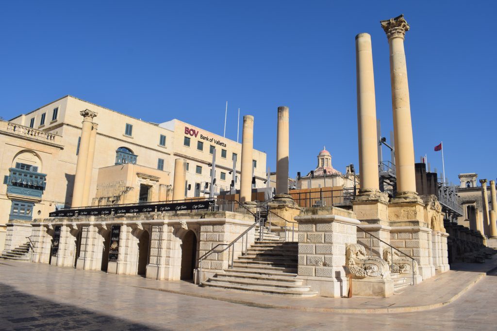 Royal Opera House. Remains of main facade.